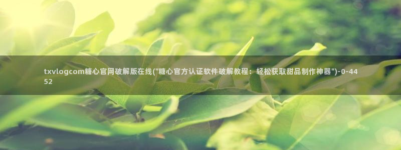 vlog糖心网站